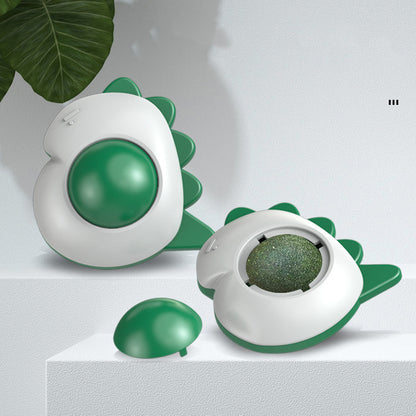 Spinning Catnip Ball – Lickable Chew Toy for Cats, Teeth Cleaning & Fun Self-Play Snack