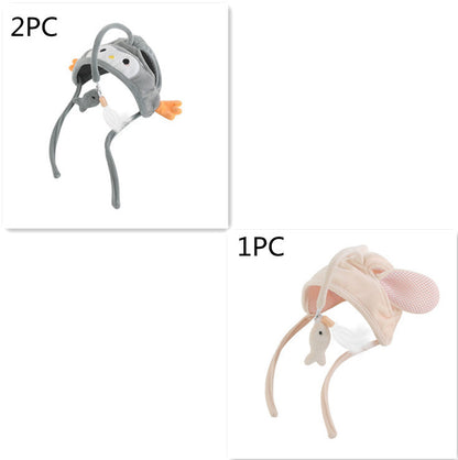 Head-Wear Feather Cat Toy Stick