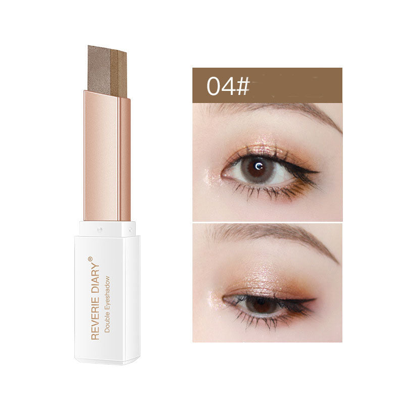 Lazy Eyeshadow Stick – Double Color Shimmer Waterproof