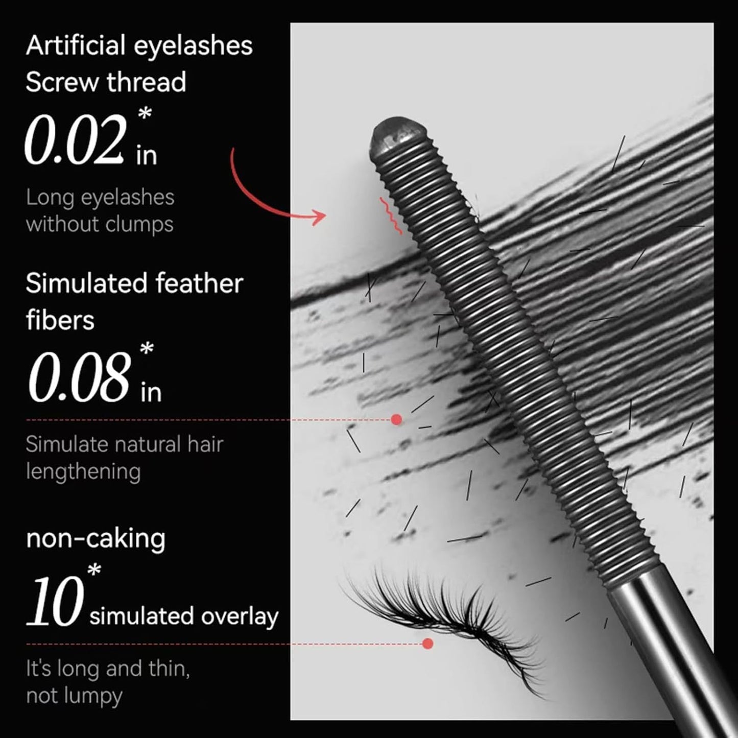 3D Steel Pipe Thread Mascara