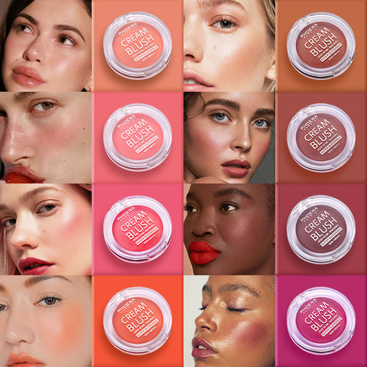 "PHOERA Light & Brightening Cream Blush Makeup"
