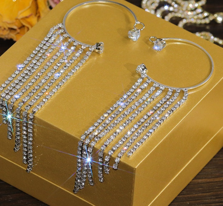 Fashion Long Tassel Earrings – Simple & Elegant