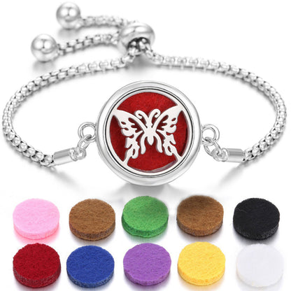 2024 New Kaleidoscope Aromatherapy Bracelet – Essential Oil Diffuser Locket Jewelry for Women