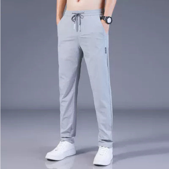 Men’s Drawstring Casual Pants – Loose Fit