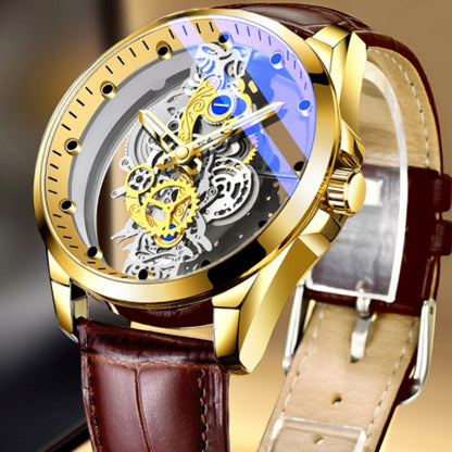 Luxury Skeleton Automatic Quartz Men’s Watch