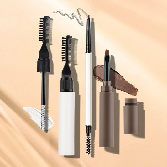3-Piece Gel Cream Eyebrow Pencil Set – Long Lasting Brow Makeup