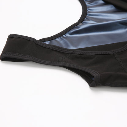 Men’s Neoprene Sweat Sauna Vest – Waist Trainer Slimming Body Shaper Corset