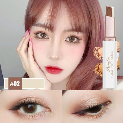 Lazy Eyeshadow Stick – Double Color Shimmer Waterproof