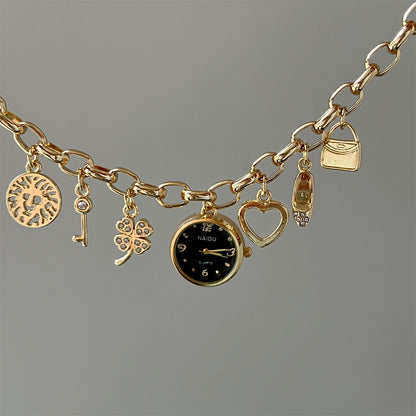 Women’s Korean Style Diamond Love Watch