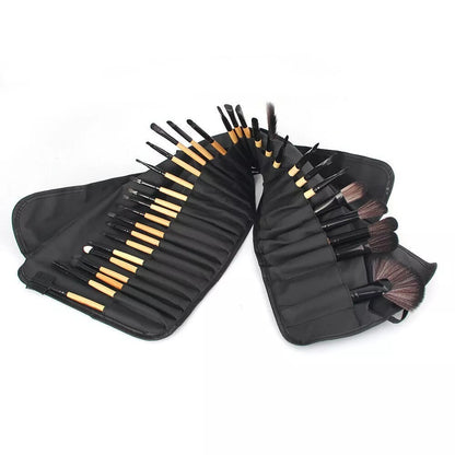 32Pcs Portable Makeup Brush Set with Travel Case