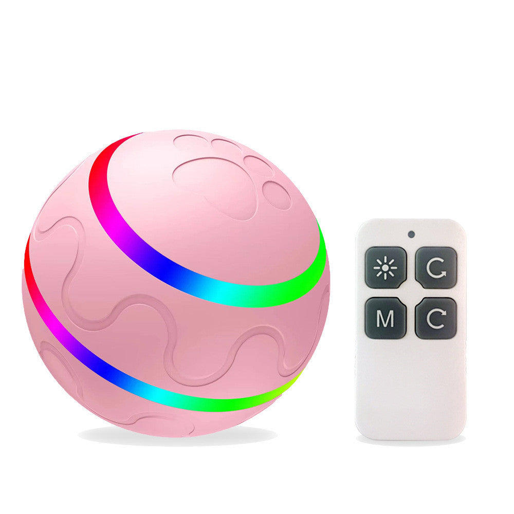 Smart Interactive Cat Toy – USB Rechargeable Self-Rotating Ball