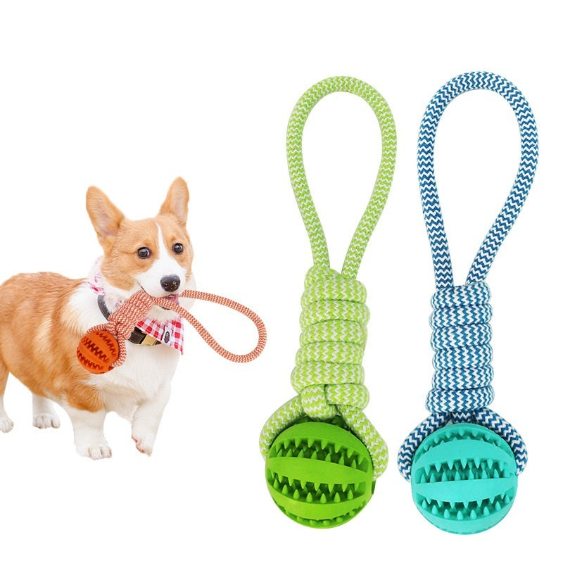 Interactive Dog Treat Chew Ball