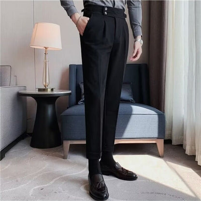 Men’s British Style Suit Pants
