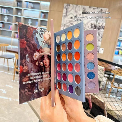 72-Color Long-Lasting Eyeshadow Palette
