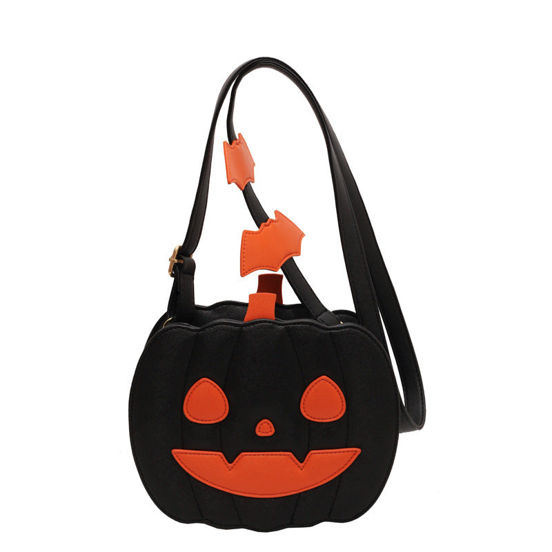 Funny Pumpkin Halloween Shoulder Bag