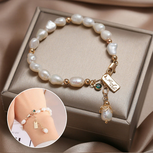 Zircon Pearl Bracelet – Fashion Luxury Jewelry