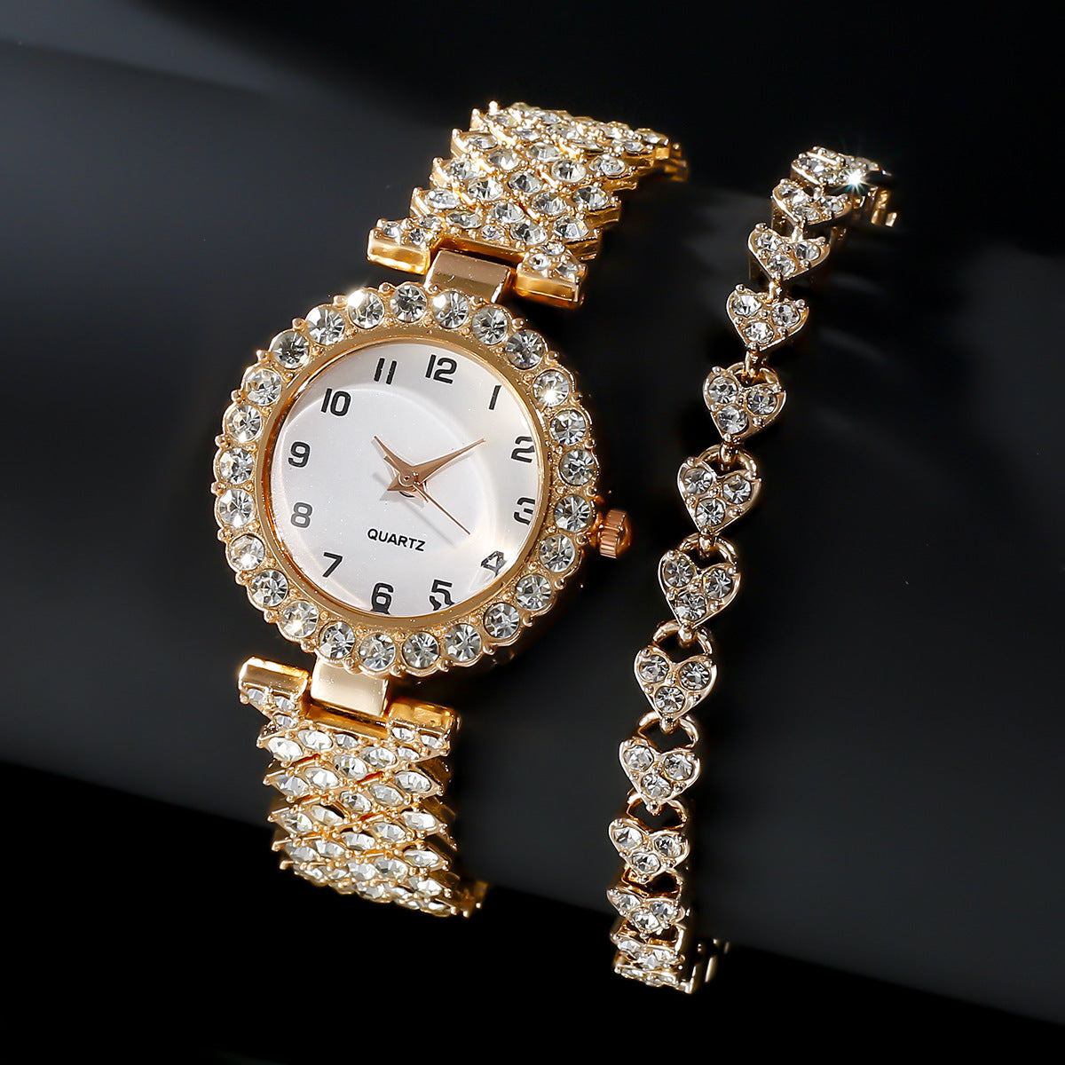 Women’s Luxury Watch & Bracelet Set