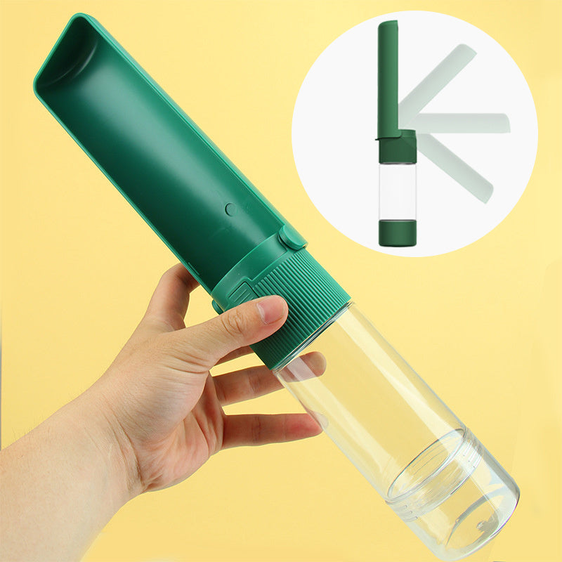 Portable Pet Water Bottle & Feeder – Travel Drinking Cup for Dogs & Cats