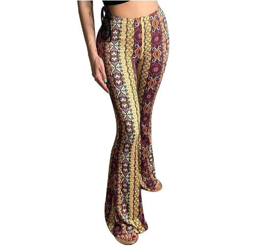 High Elastic Slim Pants – Sexy Print