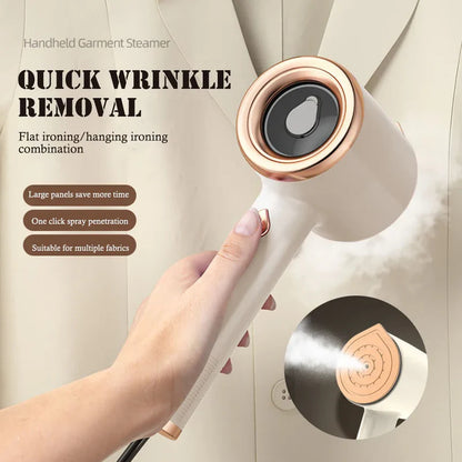 Mini Portable Garment Steamer – Handheld Fabric Steam Iron for Clothes & Travel