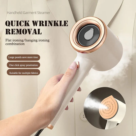 Mini Portable Garment Steamer – Handheld Fabric Steam Iron for Clothes & Travel