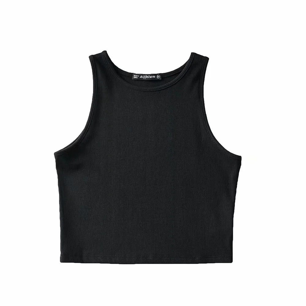 Women’s Solid Color Sports Tank Top