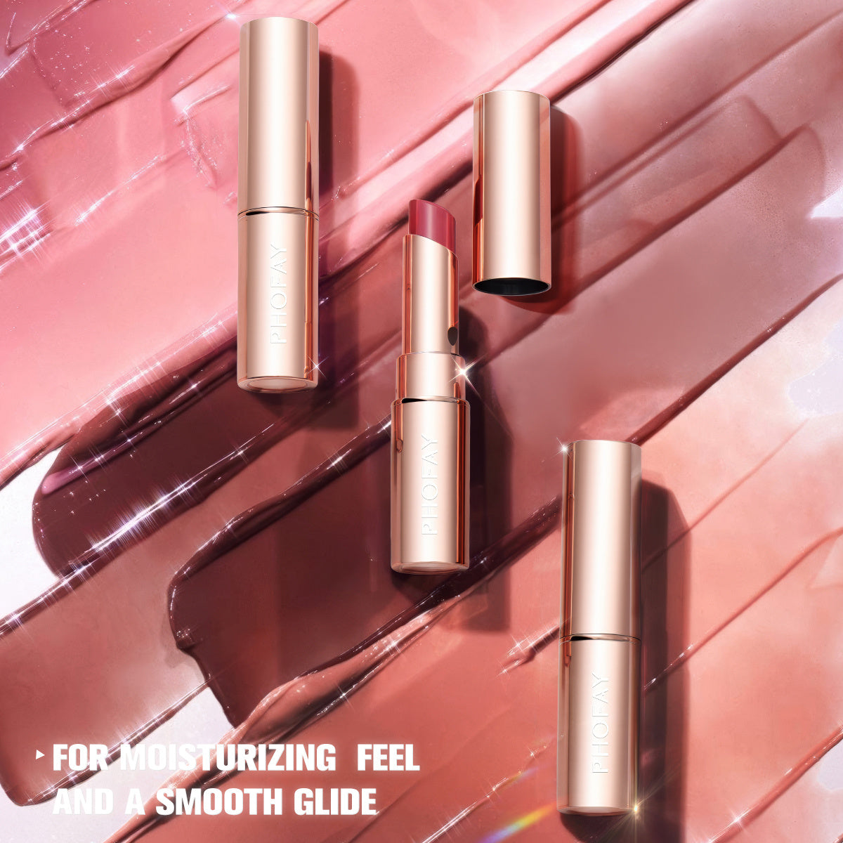 PHOFAY Moisturizing Lipstick – Hydrating Smooth Lip Color