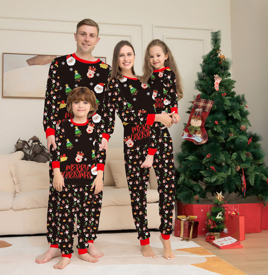 "Family Christmas Pajamas Set Matching Xmas Sleepwear Outfits"