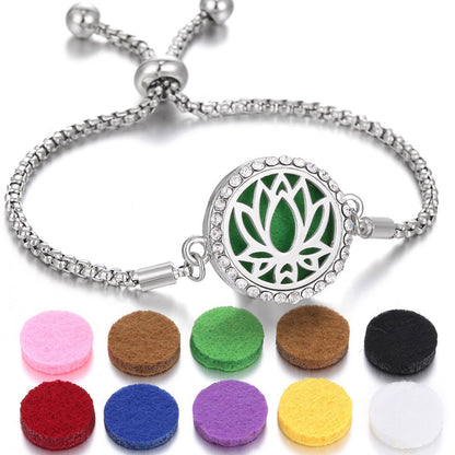 2024 New Kaleidoscope Aromatherapy Bracelet – Essential Oil Diffuser Locket Jewelry for Women
