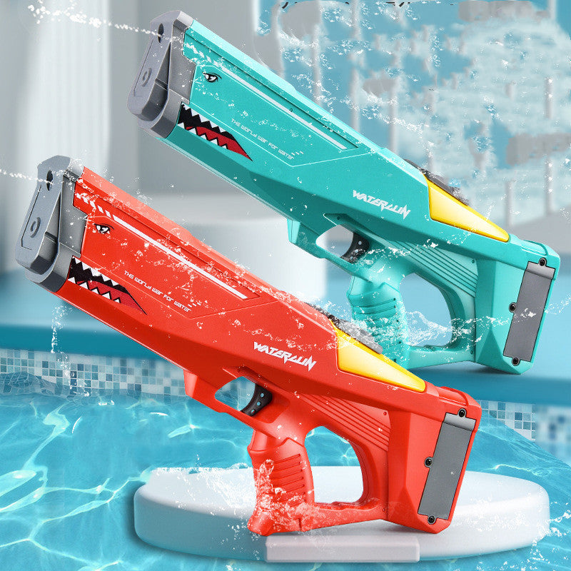 Shark Electric Water Gun – High Pressure Kids Pool & Beach Toy