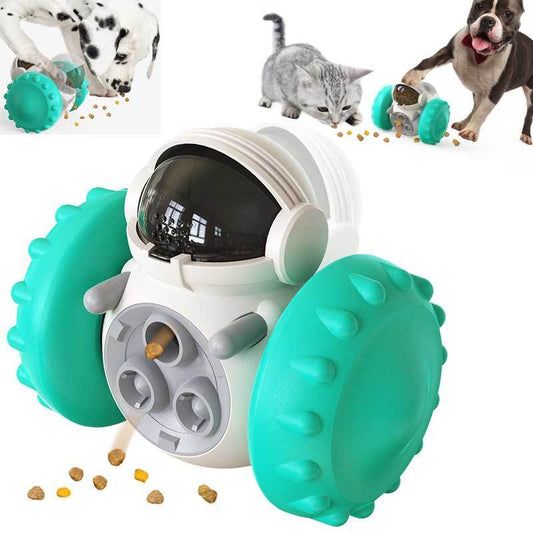 Interactive Balance Car Pet Toy – Slow Feeder Smart Toy for Cats & Dogs