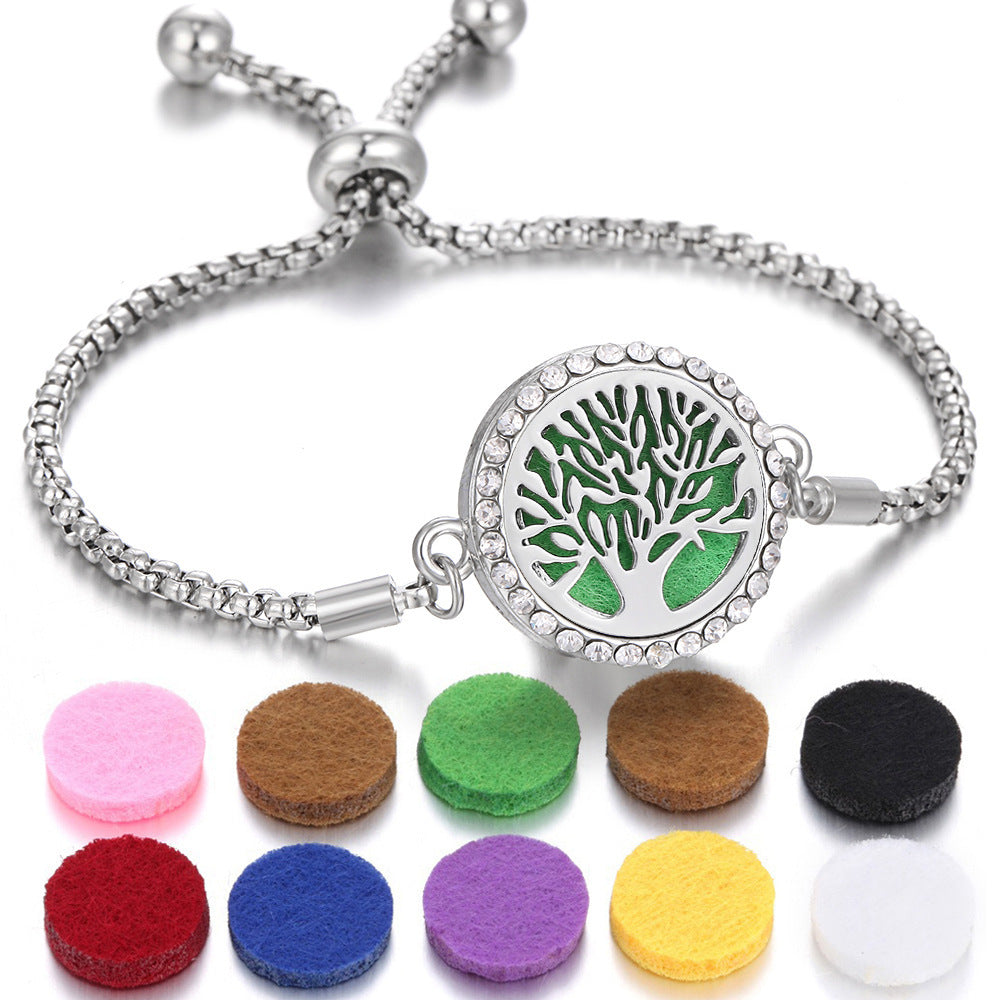 2024 New Kaleidoscope Aromatherapy Bracelet – Essential Oil Diffuser Locket Jewelry for Women