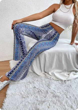 High Elastic Slim Pants – Sexy Print