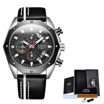 Luxury Men’s Sport Watch – Waterproof Quartz Chronograph