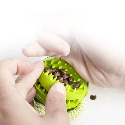 Interactive Dog Treat Chew Ball