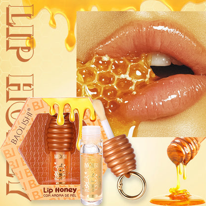 Moisturizing Honey Lip Gloss – Portable Keychain Lip Balm