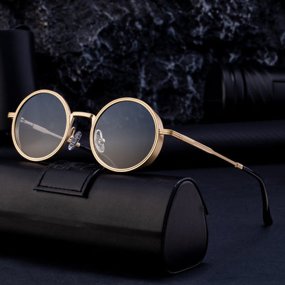 New Fashion Round Frame Sunglasses Men