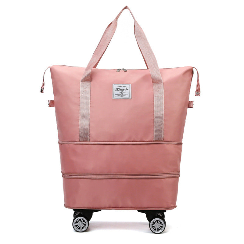 Women’s Travel Sports Bag – Large Capacity Duffel with Universal Wheels & Wet/Dry Separation