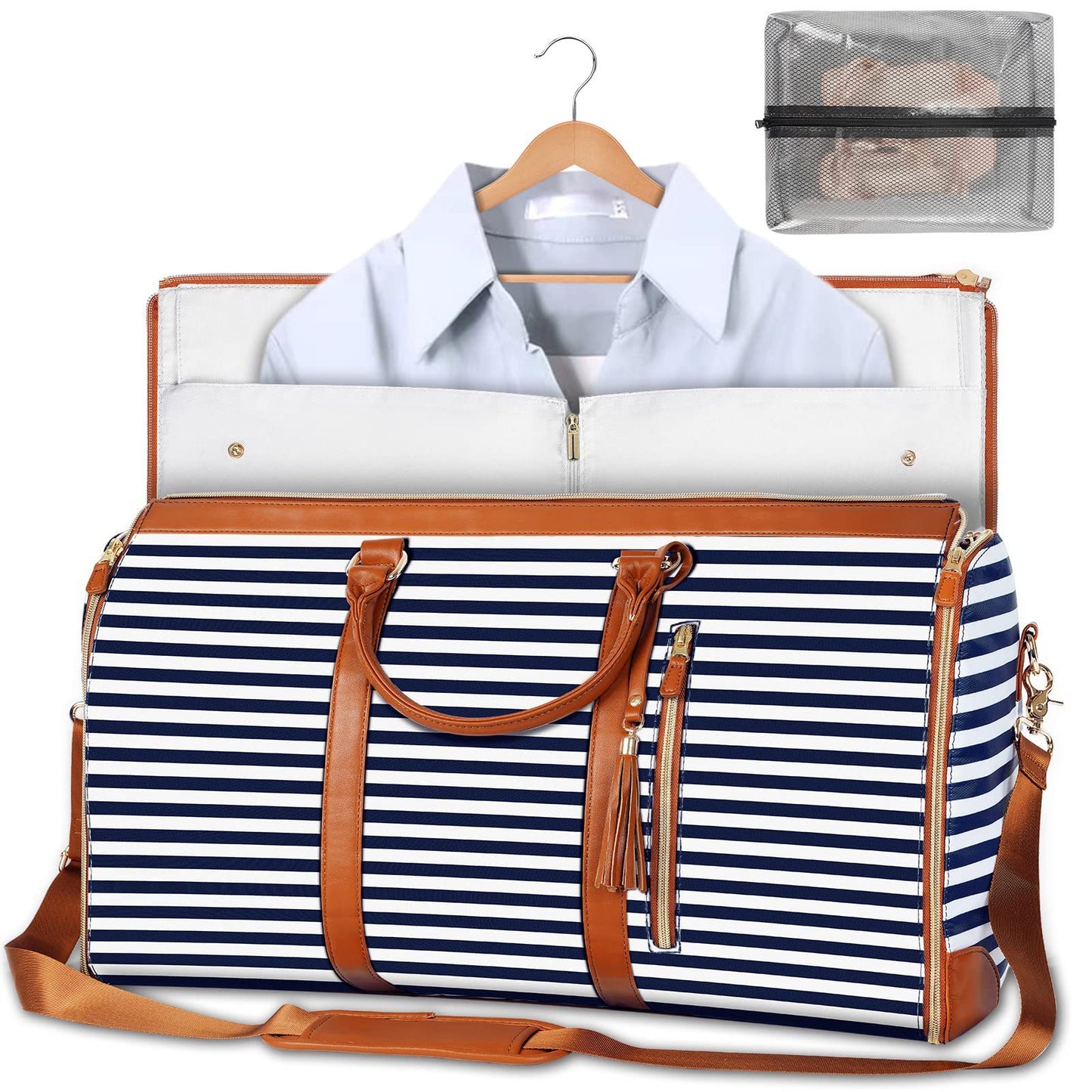 Large Capacity Women's Travel Duffle Bag & Suit Tote