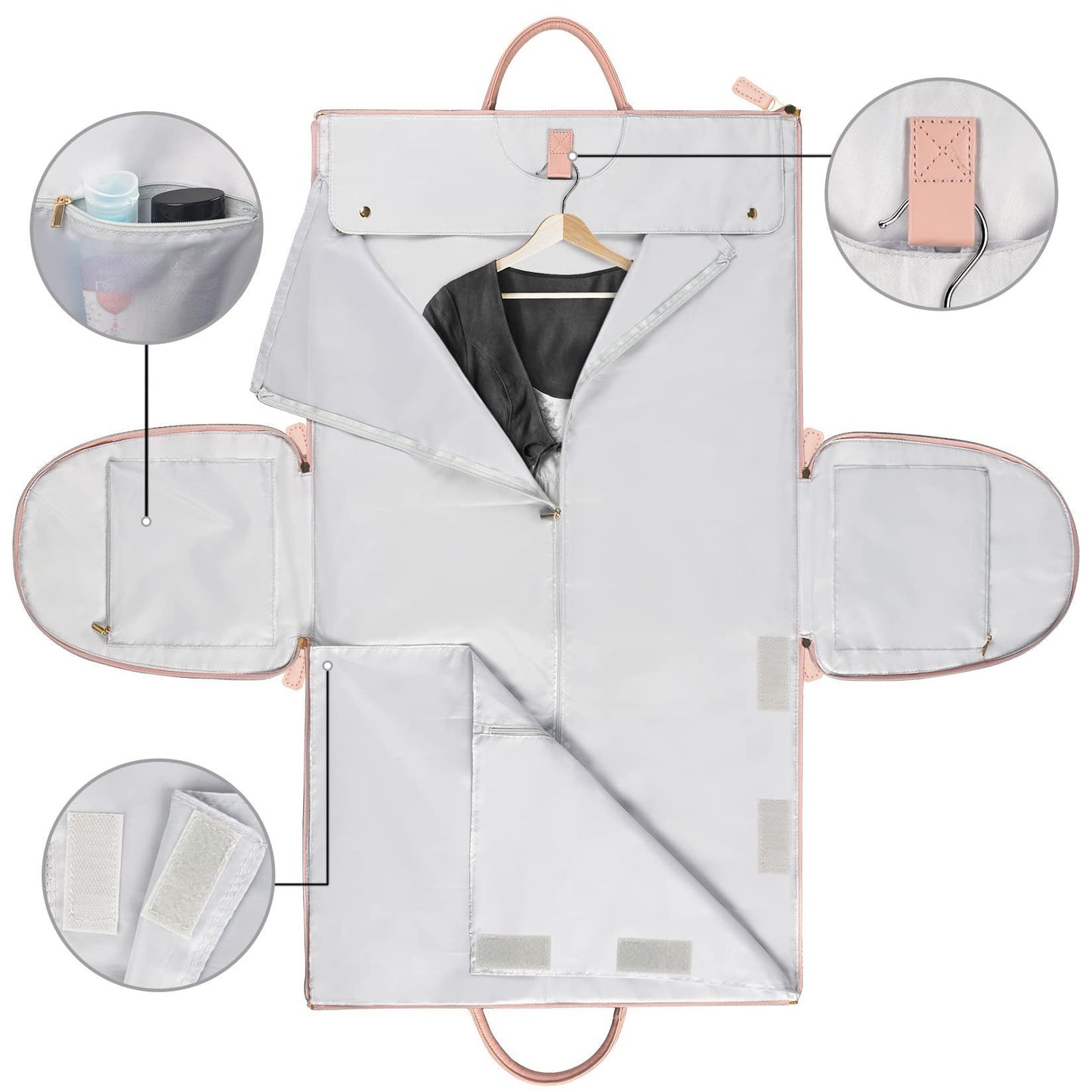 Large Capacity Women's Travel Duffle Bag & Suit Tote