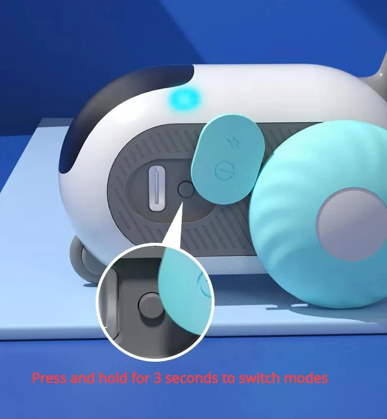 Remote Control Interactive Cat Car Toy – USB Rechargeable Smart Automatic Chasing Pet Toy