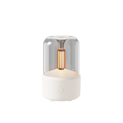 Portable USB Aroma Diffuser – LED Candlelight Humidifier