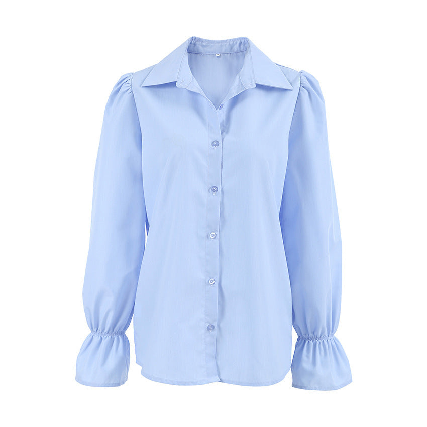 Women’s Bell Sleeve Solid Shirt
