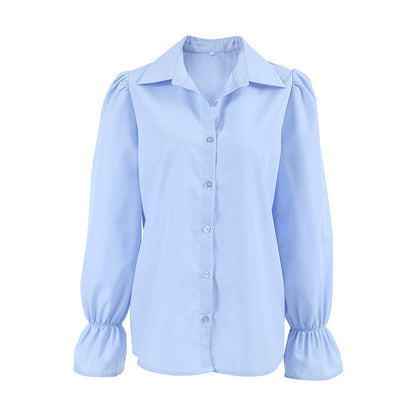 Women’s Bell Sleeve Solid Shirt