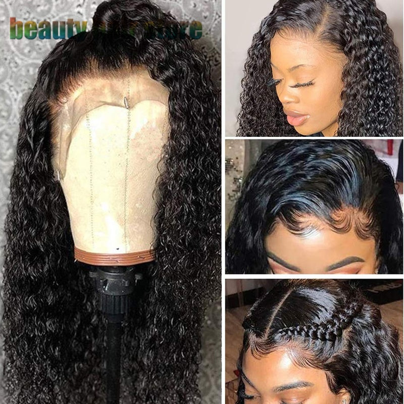 Brazilian Kinky Curly Lace Front Wig – Human Hair