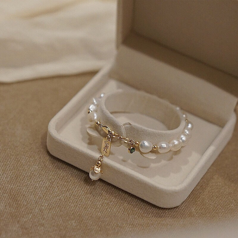 Zircon Pearl Bracelet – Fashion Luxury Jewelry