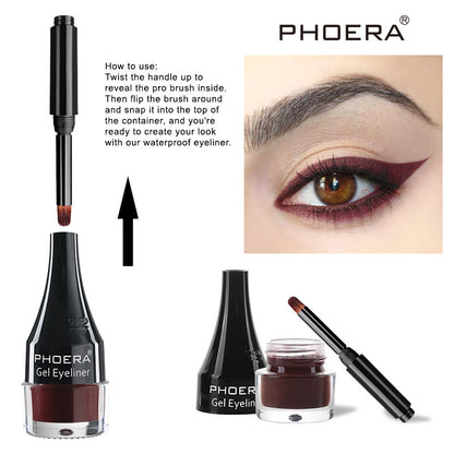 PHOERA 10 Color Eyeliner Set – Waterproof & Long Lasting