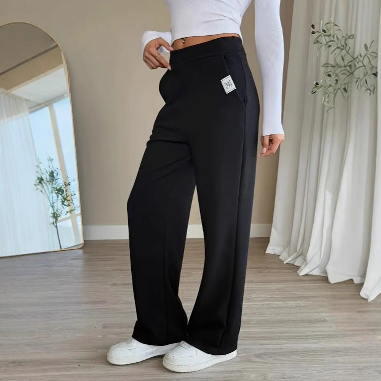 Women’s High Waist Straight-Leg Pants