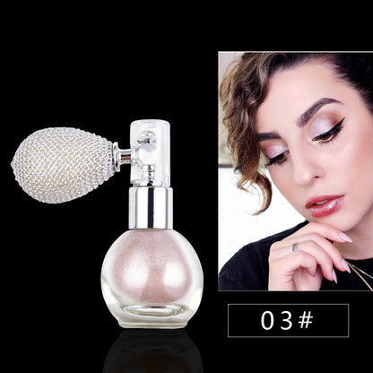 "Spray Brightening Glitter Body Powder Highlighter"