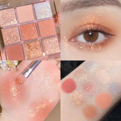 Acrylic Eyeshadow Palette – 9 Colors Fashion Personality
